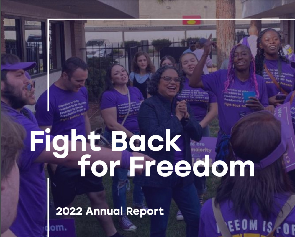 Annual Report Reproductive Freedom For All Foundation